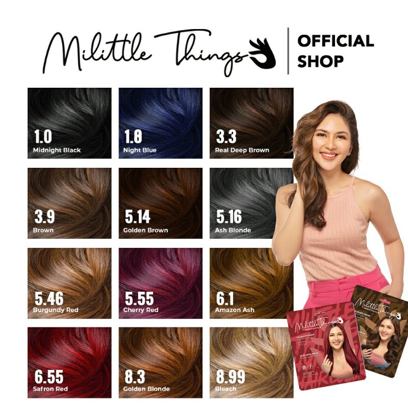 ☃️Cutezz_Ching1☃️Milittle Things Hypnotic Hair Color Sachet - Cat Rambut