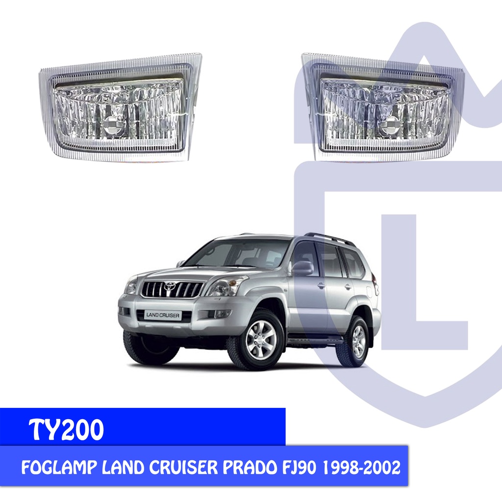 FOGLAMP / LAMPU KABUT DLAA TY200 TOYOTA LAND CRUISER PRADO FJ90 1998-2002