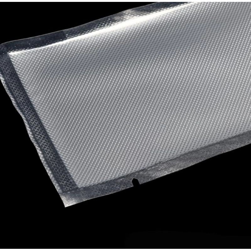 Plastik Vacum Embos 20x30 15x20 ukuran 15x20 17x25 makanan Vacuum bag bertekstur emboss plastik 20x25PLASTIK VACUUM / VACUM BAG EMBOSSED EMBOSS EMBOS / PLASTIK