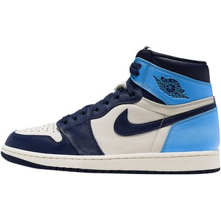  Sepatu  Basket  Desain Nike Air Jordan 1 Aj1 Warna  Hitam Dan 