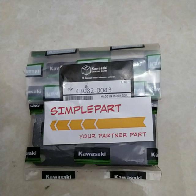 Dispad belakang KLX 150 dispad depan GL pro neotech