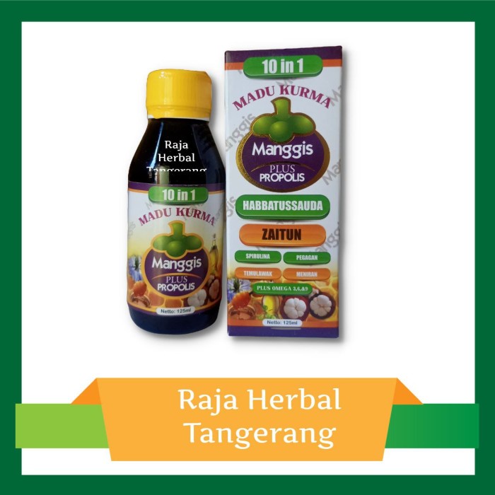 

Madu kurma kulit manggis 10 in 1 pondok herbal 125ml