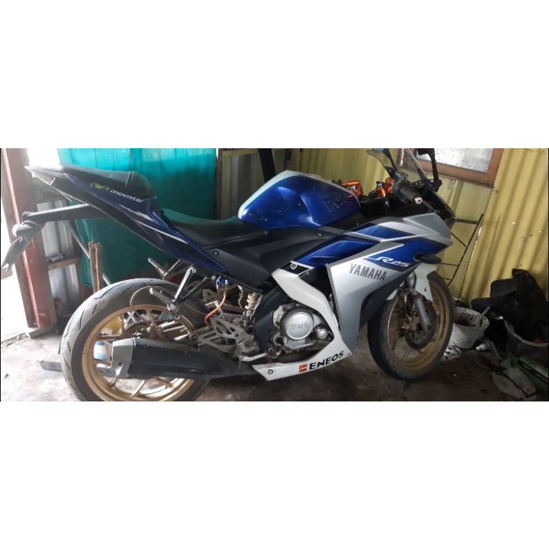 body r25 pnp vixion + rangka vixion sudah pnp mesin vixion