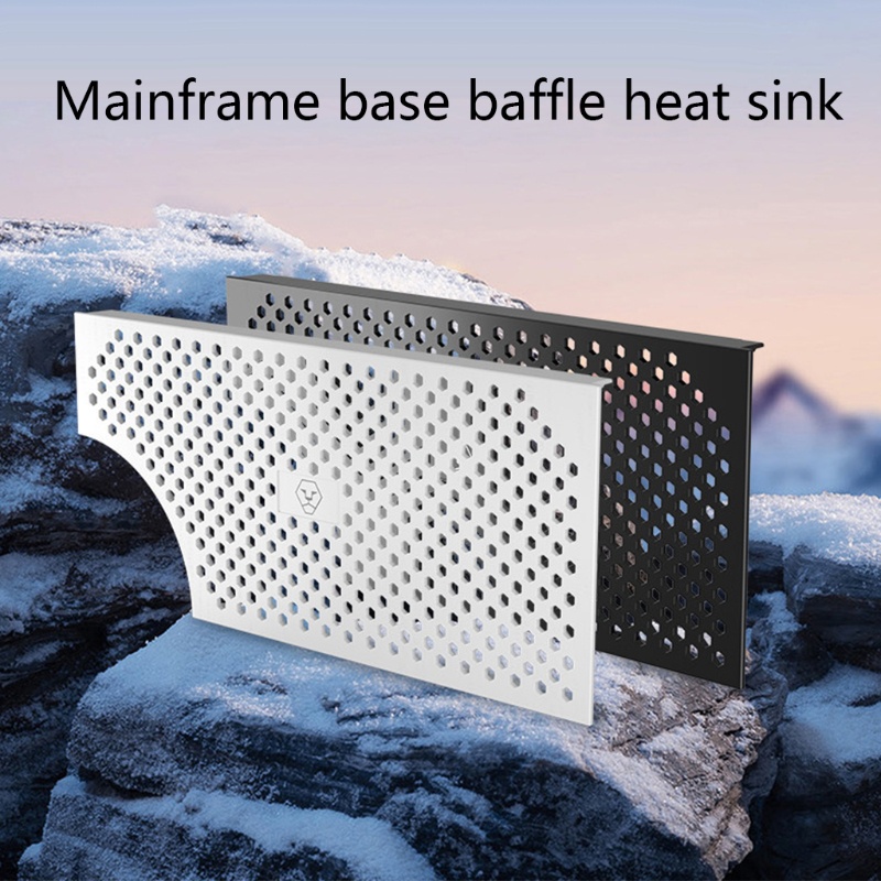 Btsg AL-N1029 Host Back Cooling Baffle Docking Station Heat Sink Cooler Plate DIY Papan Pengganti Untuk Shell Untuk Switch