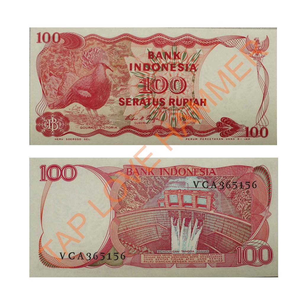 uang kuno Rp 100