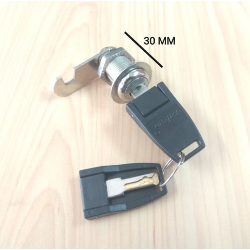 Cam Lock 30 mm Lipat Master Key/Kunci Loker Besi Kait
