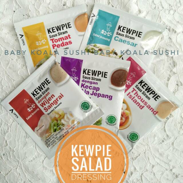 KEWPIE Salad Dressing Wijen Sangrai 25 ml │ All Variant