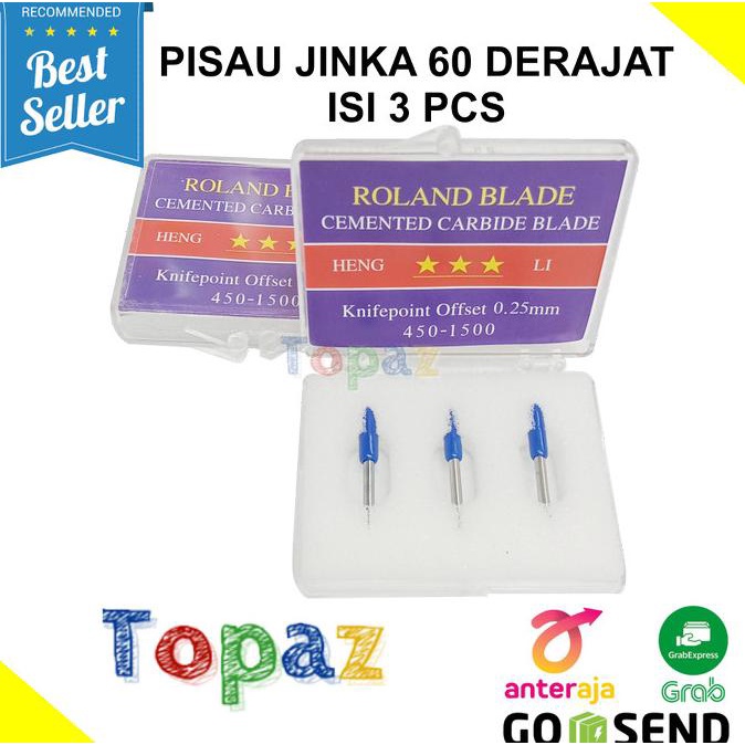 Mata Pisau Mesin Cutting Jinka // Roland Blade 60 Derajat Terlaris