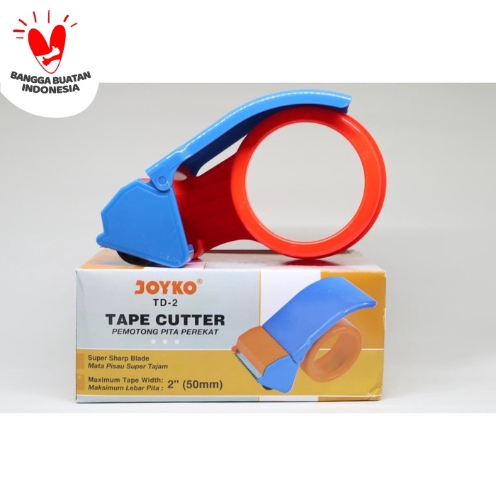 

perekat-pengikat- tempat lakban 2 inch/ tape dispenser 50 mm / roll lakban 2 inch joyko -pengikat-