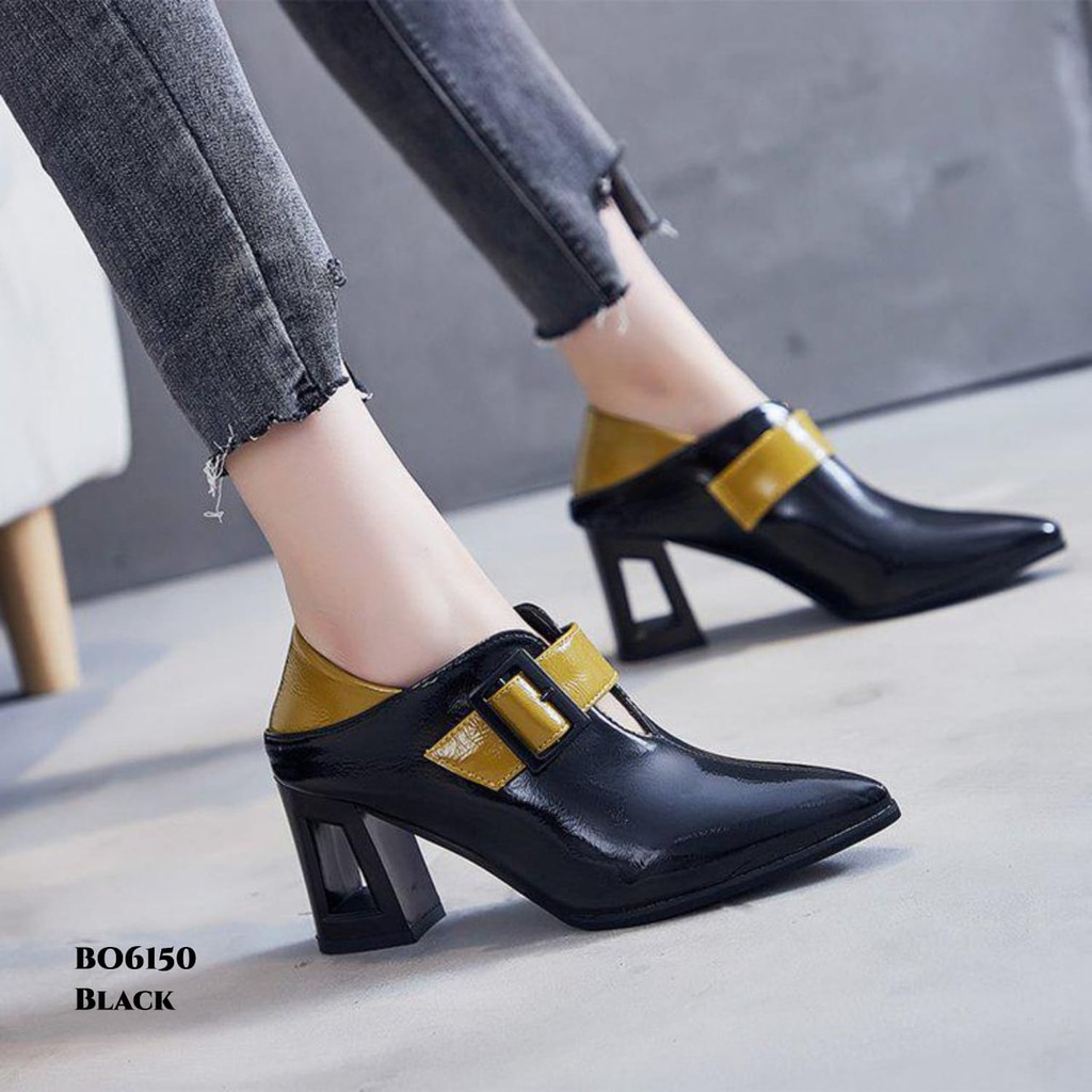 RESTOCK WYN  SEPATU BOOTS HEELS KOREA BO6150