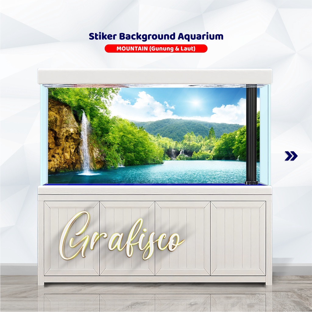 Background Aquarium, Stiker Aquarium , Wallpaper Aquarium, Aquascape, Stiker Aquarium Belakang