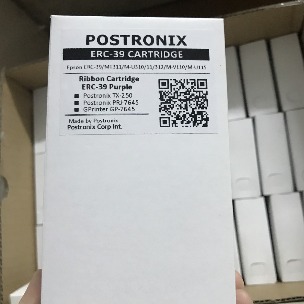 Ribbon Catridge ERC-39 Postronix untuk Printer Kasir Dot Matrix Epson / Postronix / GPrinter