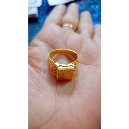 Cincin Laki Laki Emas LM 24K kadar 99.9% berat 10gram
