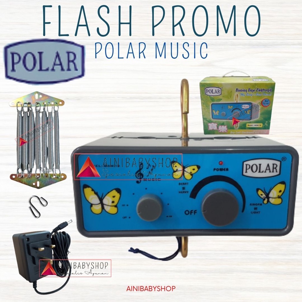 Mesin Polar Timer/MESIN AYUNAN ELEKTRIK BAYI Type MUSIC#Ainibabyshop FLASH PROMO