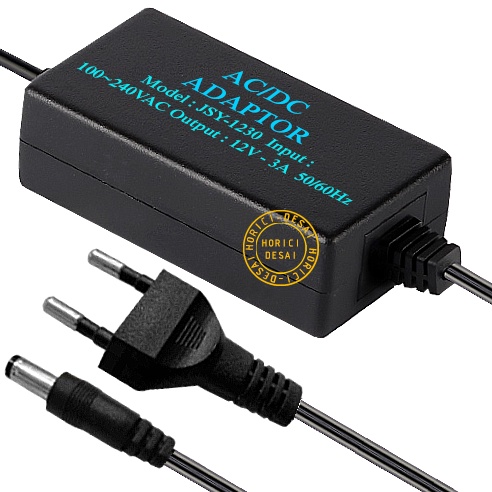ADAPTOR CCTV / ADAPTOR 12V 3A / ADAPTOR LAMPU / ADAPTOR KIPAS /juga LED Strip 12V 3A