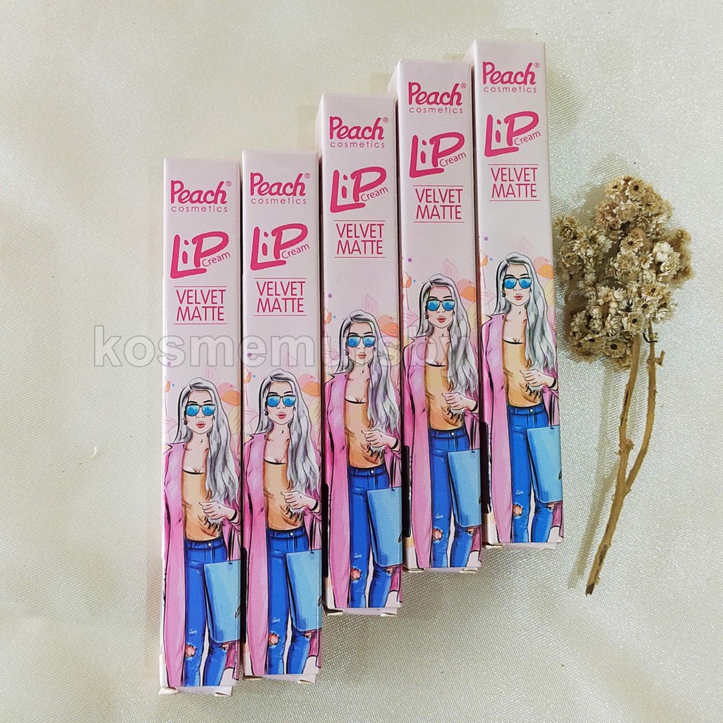 Peach Cosmetic Lip Cream Original BPOM