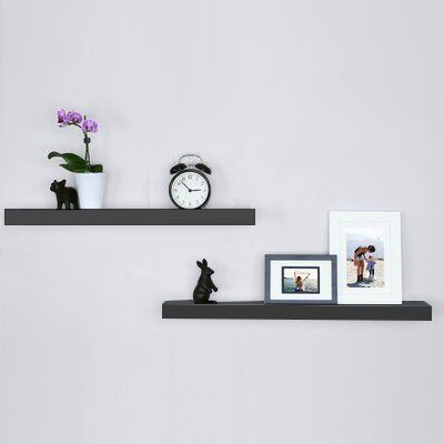 [COD] Floating Shelf / Rak Dinding Ambalan / Rak Buku Minimalis 2 Buah [40x15cm]