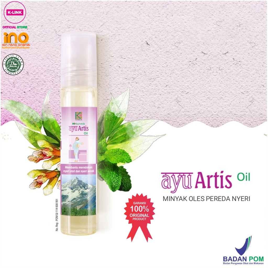 

AYURVEDA AYUARTIS OIL ORIGINAL K LINK MINYAK OLES PEREDA NYERI PERSENDIAN PEGAL LINU MASUK ANGIN