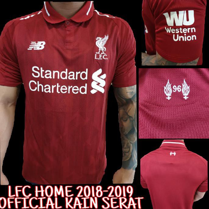 Jersey Bola Liverpool Home 2018-2019 Lfc Grade Original