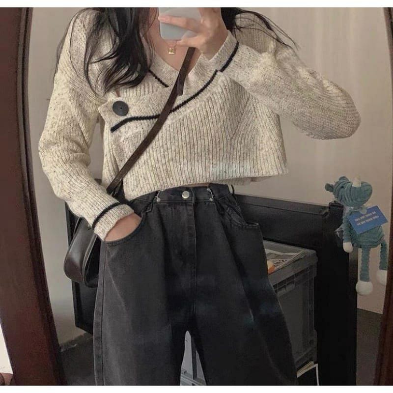 BEFAST - ZEC OOTD Wanita Cardigan ABIN / RJT RA Twist Crop Top Cardi Knit Elea Kimino Rajut / Cardigan Ala Style Korean / Outer Viral Di Kalangan Remaja Wanita / Cardigan Crop Polos / Terlaris / Termurah / Fashion Wanita Modis