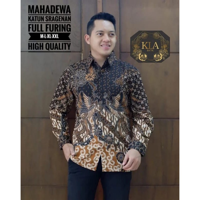 MAHADEWA KLA KEMEJA BATIK PRIA SOLO LENGAN PENDEK LAPIS FURING ATASAN BATIK PREMIUM MODERN ATASAN BATIK PREMIUM MODERN CAKRADINATA LUDIRO KOENING SEKARJAGAD LUKMINTO MANUK JLITENG LASEM PEKSI KAWUNG NAVY LUDIRO BIRU BROTO GARDHA NAVY MAHESA TAMBALAN SEKAR