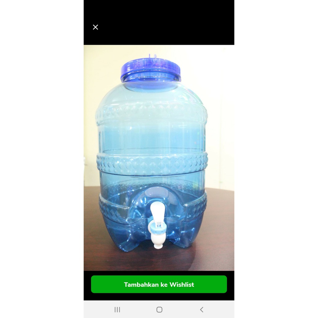 GALON GUCI + KERAN DISPENSER 8 LITER