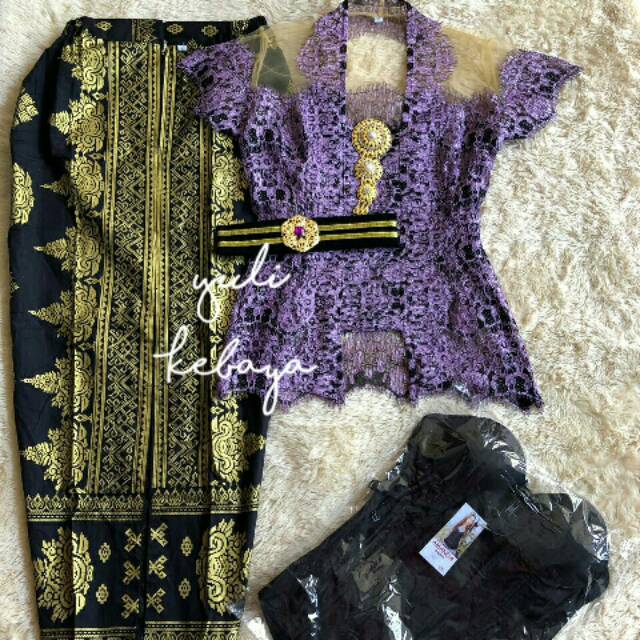 Paket Lengkap Set Kebaya Bali Modern