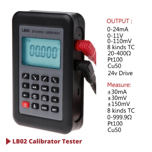 Signal Generator Current Voltage Calibrator 4-20mA/0-10V/mV LCD LB02