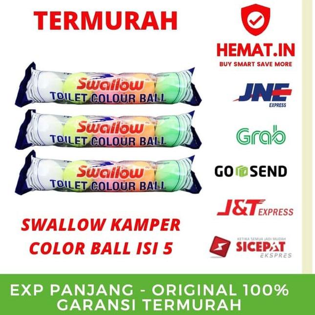 Jual Pasti Kekinian Swallow Kamper Color Ball Isi Kamper Bola Ping