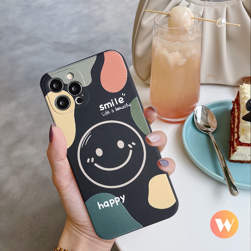 Soft Case Tpu Motif Kartun Smiley Cover Infinix Note 8 11 10 Play 10 Lite 10T 9 Play 10S Smart 5 6