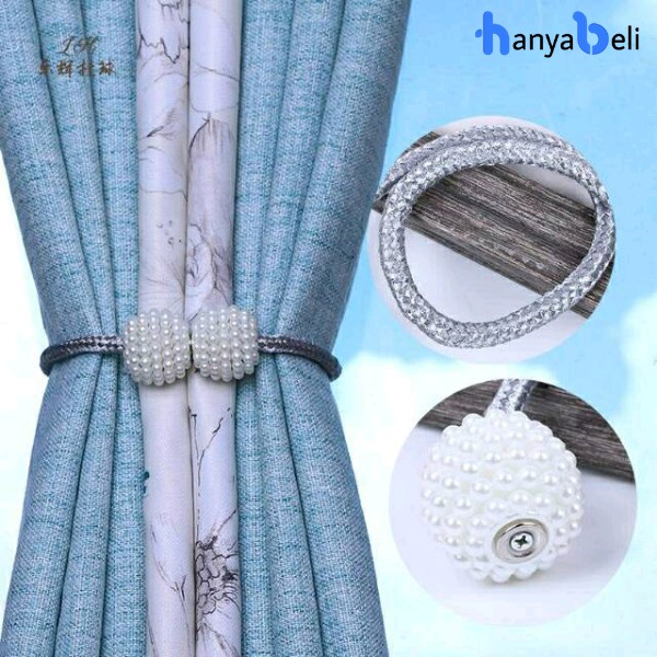 Tali TIrai Magnet Gorden Pengikat Hordeng Tirai Curtain Tie Rope Ball