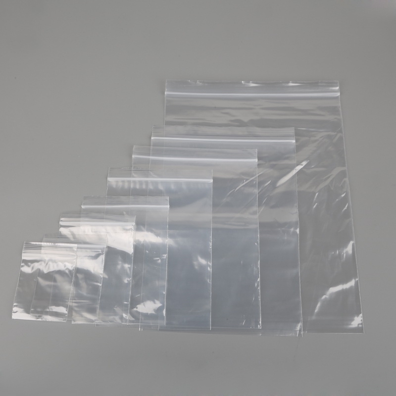 100pcs Kantong Plastik Ziplock Transparan Ukuran 5x7cm / 6x8cm / 7x10cm Untuk Kemasan Perhiasan