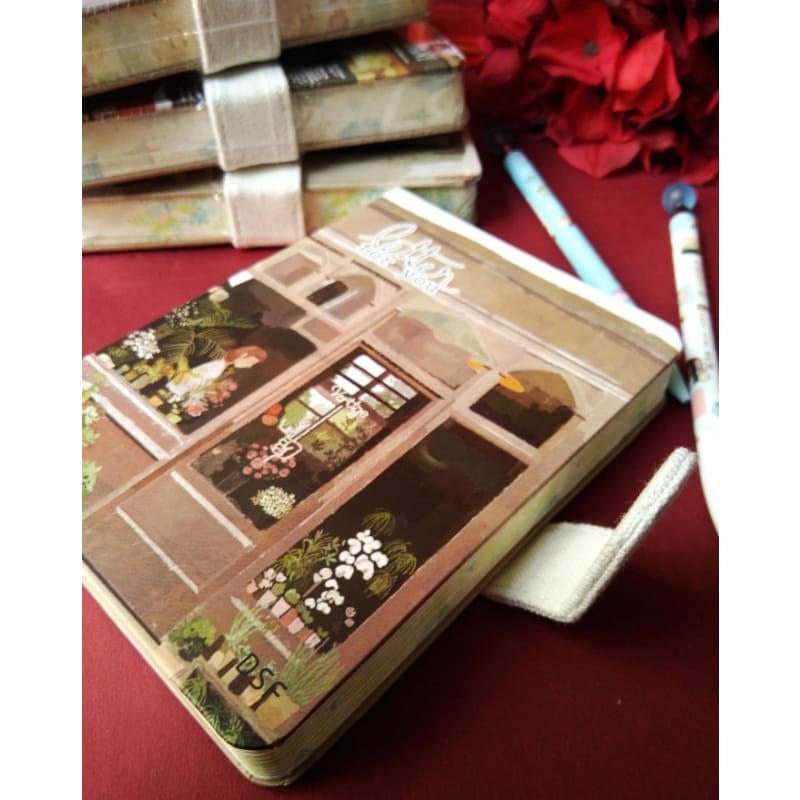 

Buku Diary Fancy Hardcover Kunci Magnet Leather - Letter For You