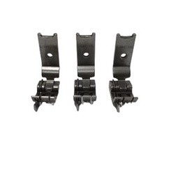 Sepatu Presser foot stik/polos mesin jahit jarum 2 ukuran 3/16