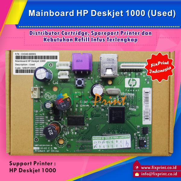 Mainboard HP Deskjet 1000 d1000 d1000s / Motheboard Printer HP d1000 d1000s