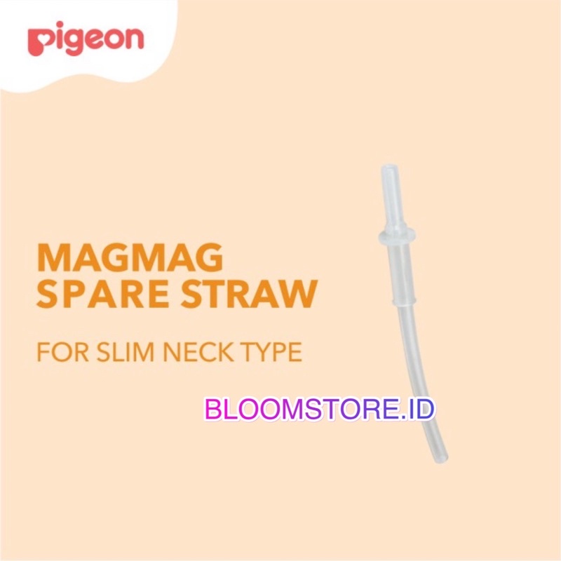 PIGEON Petite Magmag Mag-Mag Mag Mag Petite Spare Straw Bottle Refill isi 1 pcs Sedotan Pengganti