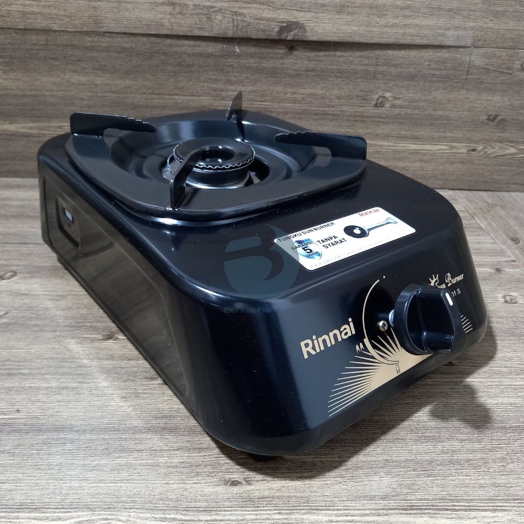 Rinnai RI-301S Kompor Gas Hitam [ 1 Tungku ]