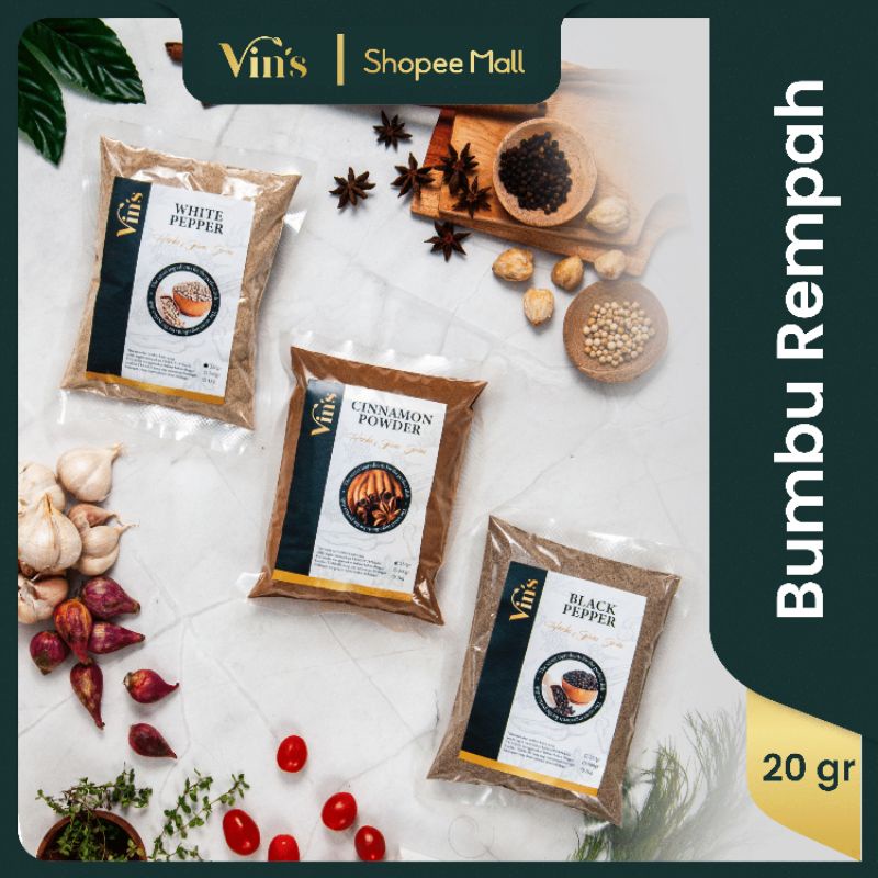 

RUMAVIN - Premium Aneka Bumbu Rempah / Rempah Bubuk 15gr / 20gr