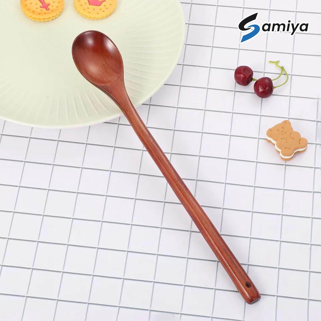 wooden long spoon / sendok kayu panjang  / sendok kayu masak / wooden mixing spoon