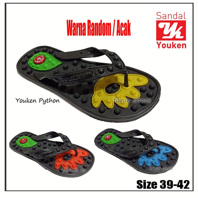 Youken Python 39-42 Sandal Kesehatan / Sandal Rematik / Sandal Rumah / Sandal Sehari-hari