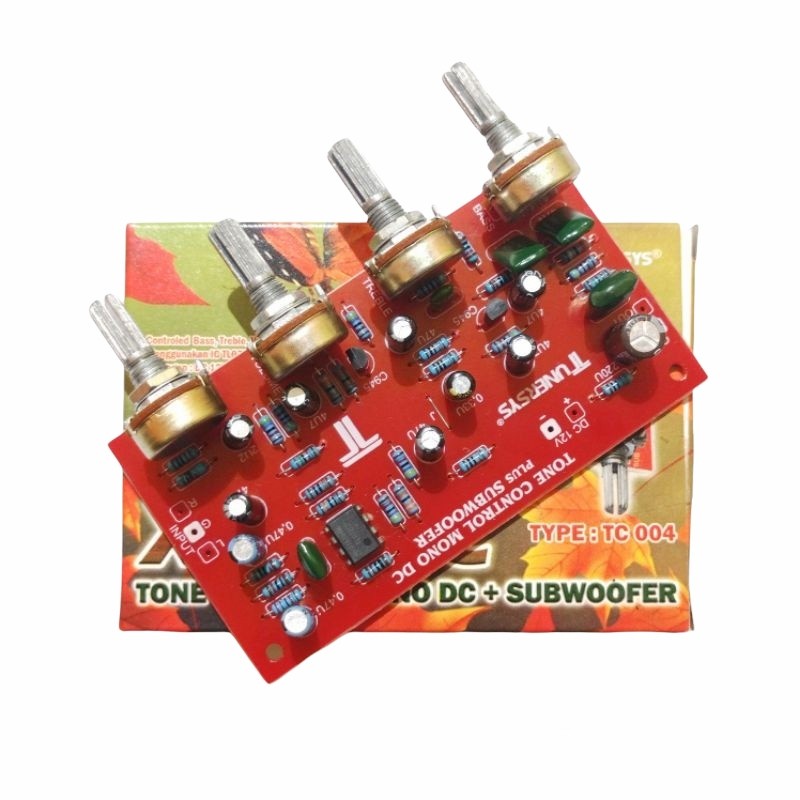 XBR DC 12v Tone Control Mono DC + Subwoofer Tunersys TC 004