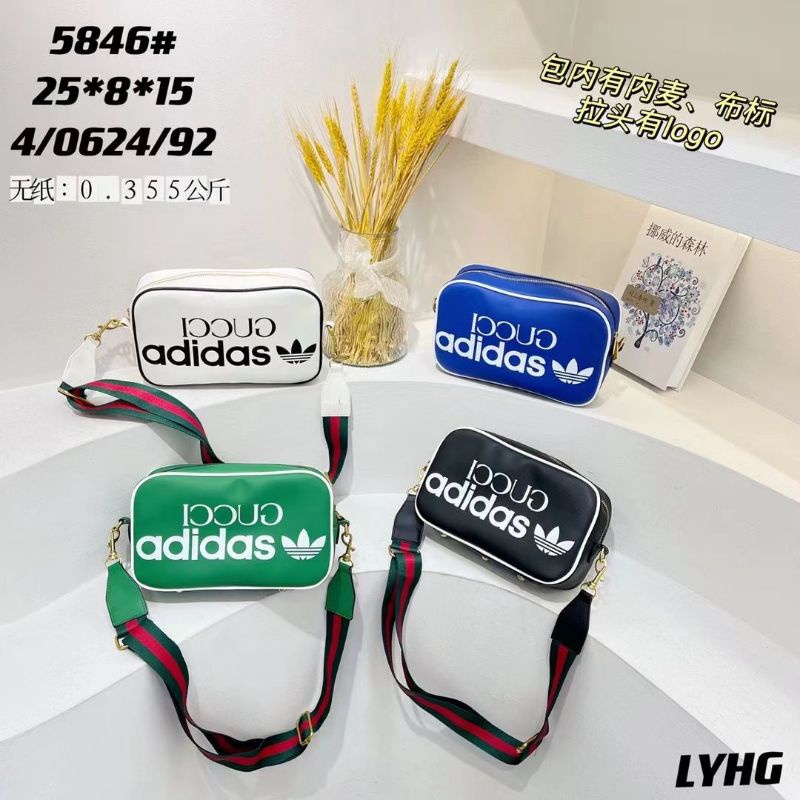 Adidas X Gucci / Tas selempang import wanita