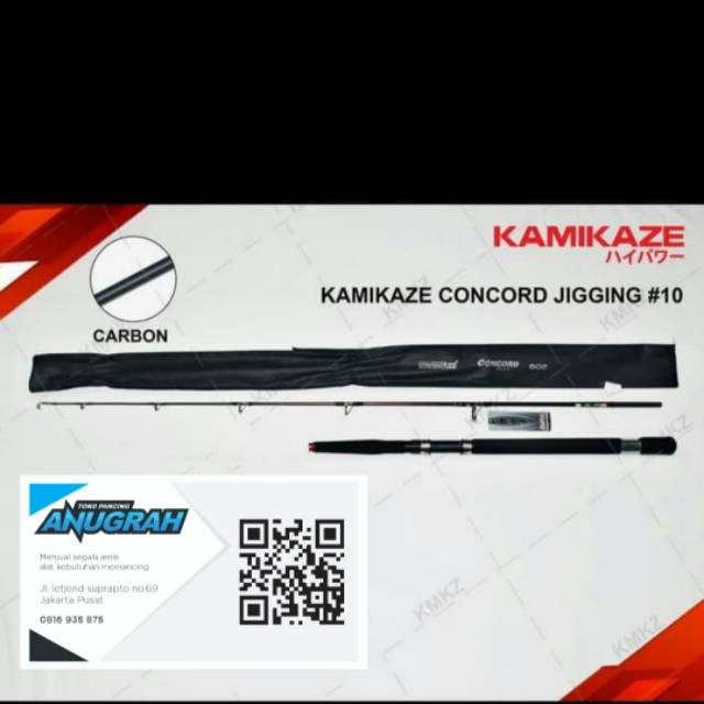 Joran pancing laut kamikaze concord pe 2-4 pAnjang 1,8M
