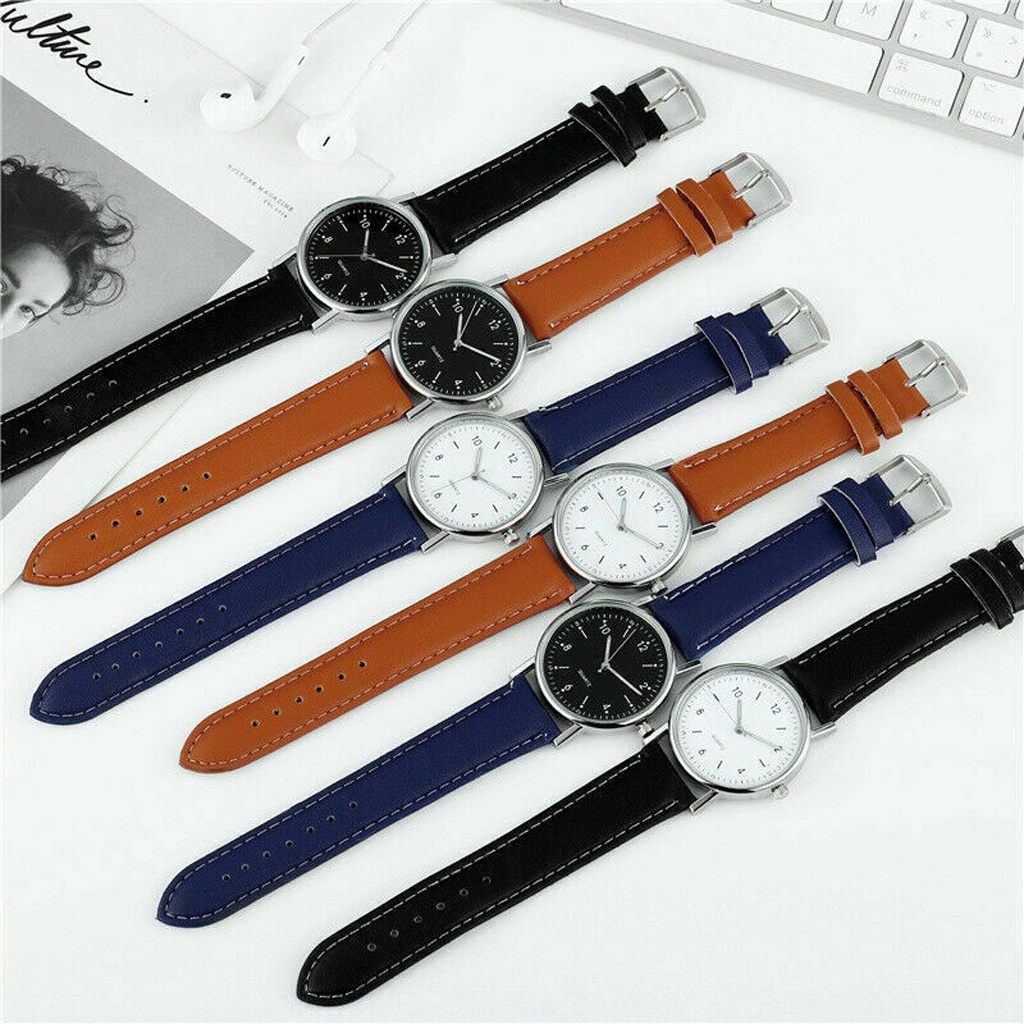 ❤️GTB❤️ Jam Tangan Wanita Casual Analog Quartz Dial Bulat Retro Korean Import JT044