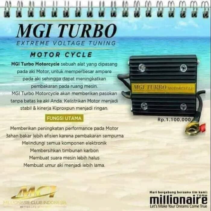 MGI TURBO MOTORCYCLE I MCI TURBO MOTOR I Alat Penghemat BBM Motor