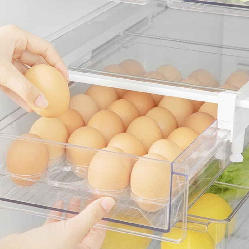 COZYHOUSE MAISY PREMIUM Fridge Egg Hanger Storage / Rak kulkas penyimpan telur rak gantung organizer