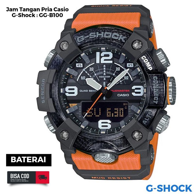 Jam Tangan Pria Casio G-Shock : GG-B100