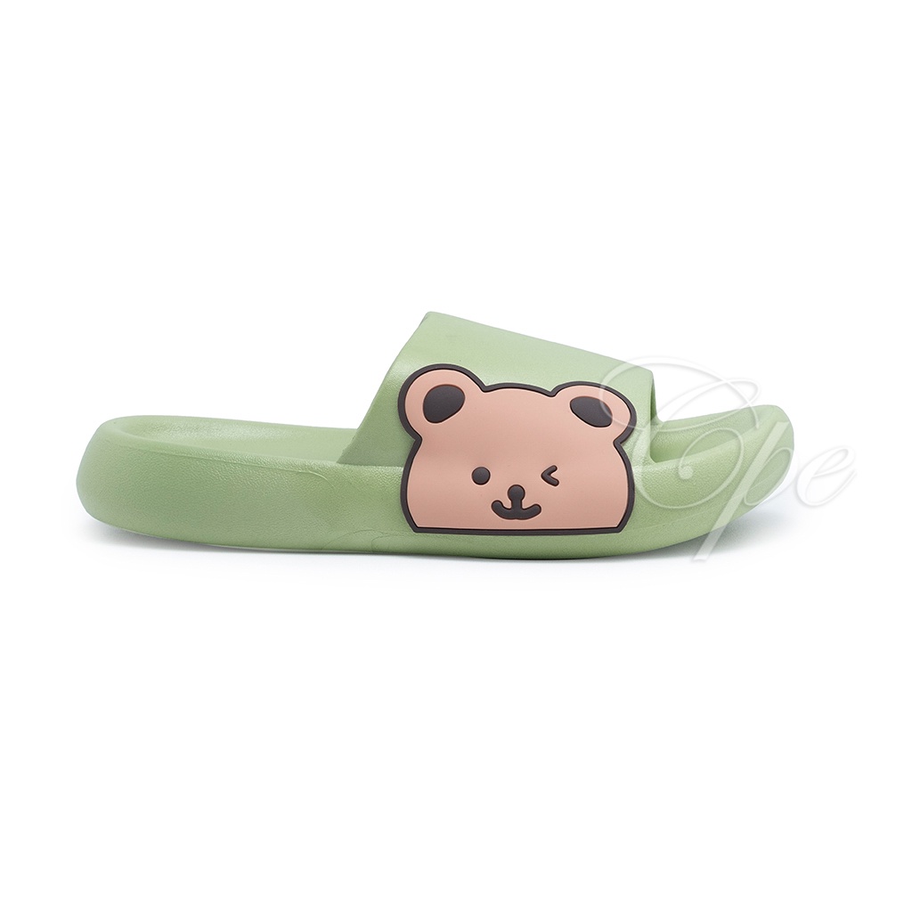 CPE SLPT CUTE BEAR Sandal Slop Slip On Teplek Wanita Sandal Cewek-7