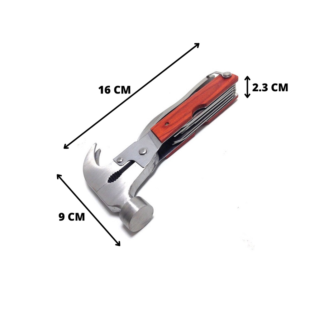 Palu Multifungsi - Palu Serbaguna - Multi-Function Claw Hammer