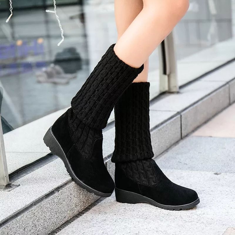 BOOTS KNEE HEE TINGGI SELUTUT WINTER MUSIM DINGIN